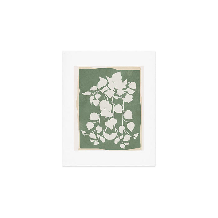 Minimal Abstract Leaves 16 Art Print Gallery Image 1