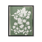 Minimal Abstract Leaves 16 Framed Canvas Print Gallery Image 6