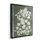 Minimal Abstract Leaves 16 Framed Canvas Print Gallery Image 2