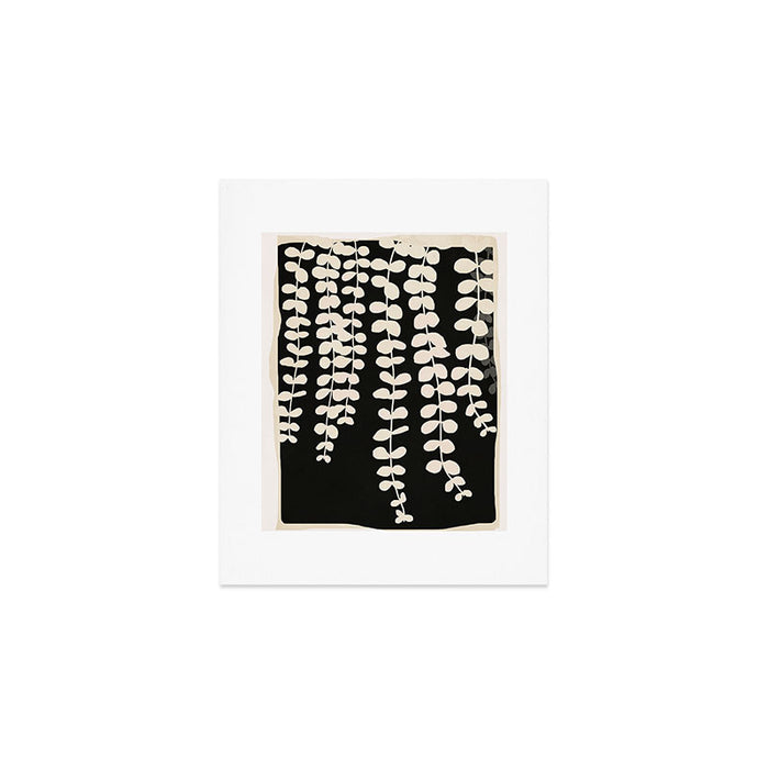Minimal Abstract Leaves 17 Art Print Gallery Image 1