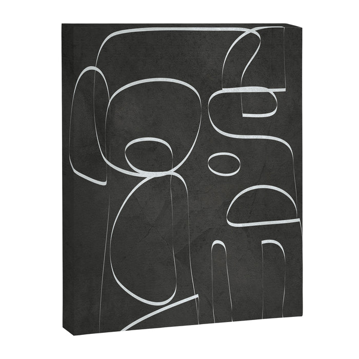 Minimal Abstract Line II Canvas Print Gallery Image 1