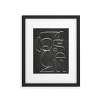 Minimal Abstract Line II Framed Art Print Gallery Image 5