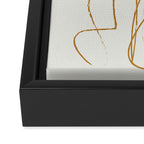 Minimal Abstract Shapes No 46 Framed Canvas Print Gallery Image 3