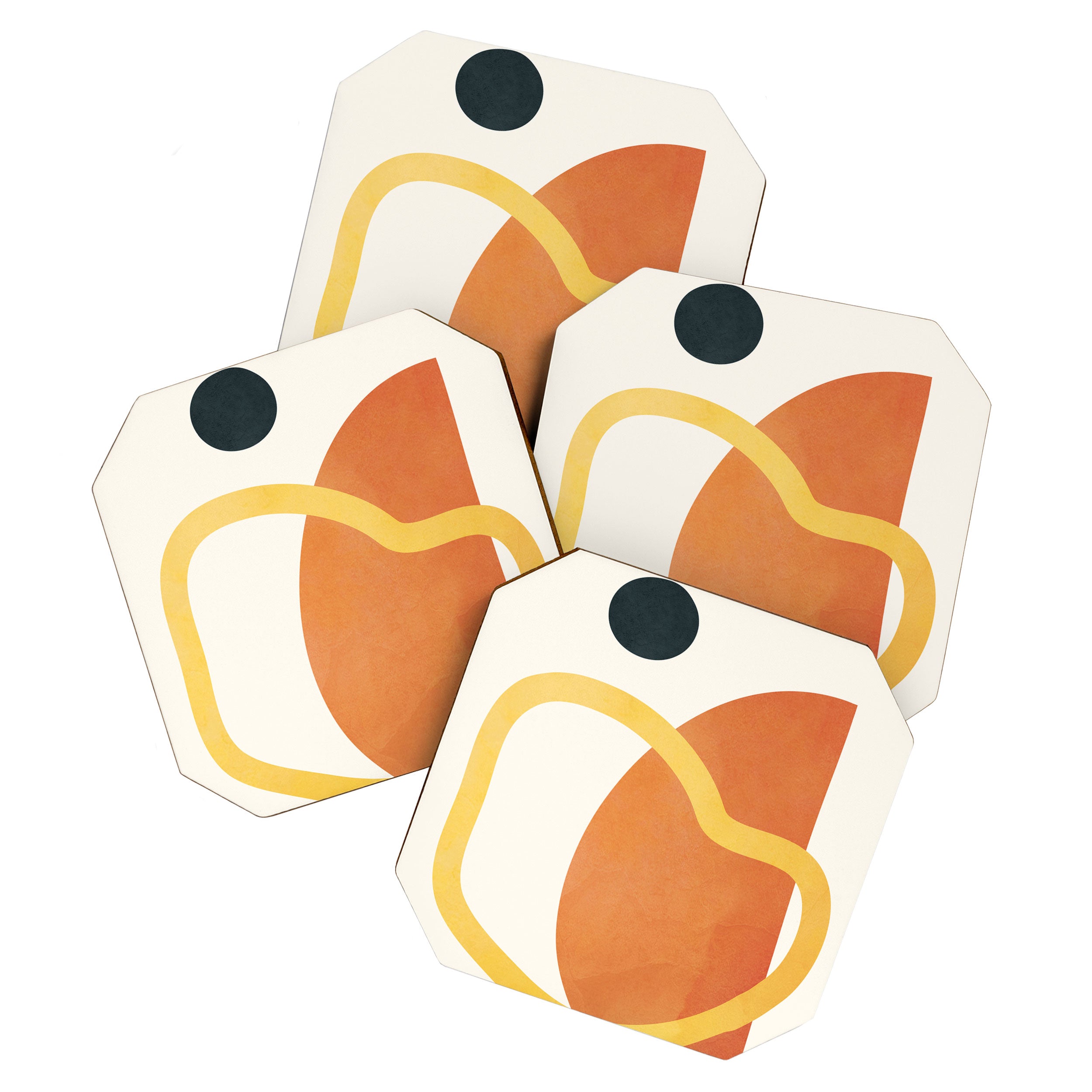 Minimal Abstract Shapes No.40 Coaster Gallery Image 1
