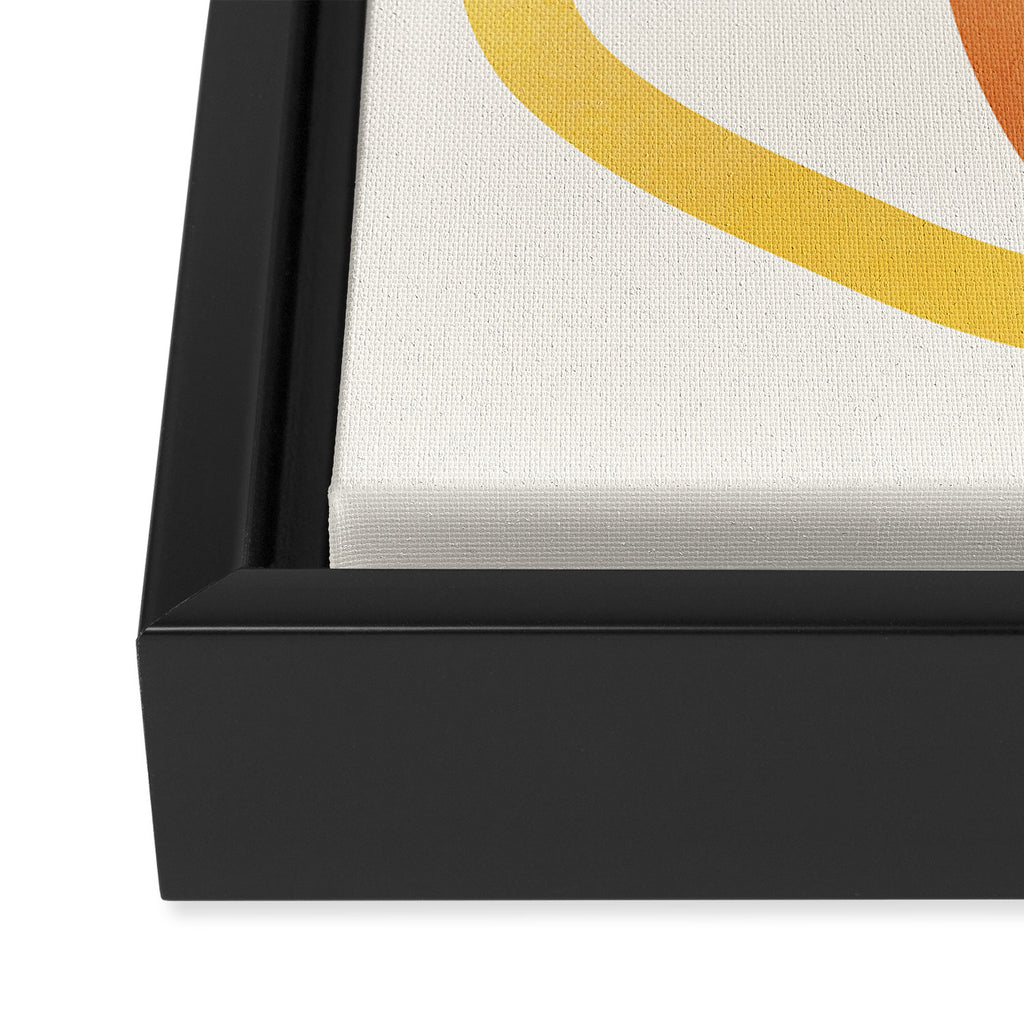 Minimal Abstract Shapes No.40 Framed Canvas Print Gallery Image 3