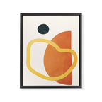 Minimal Abstract Shapes No.40 Framed Canvas Print Gallery Image 6
