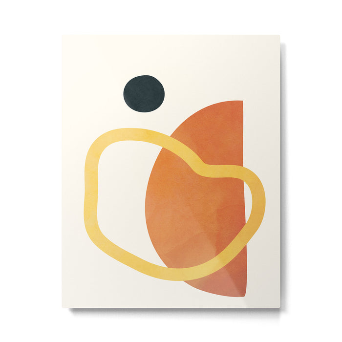 Minimal Abstract Shapes No.40 Metal Print Gallery Image 1