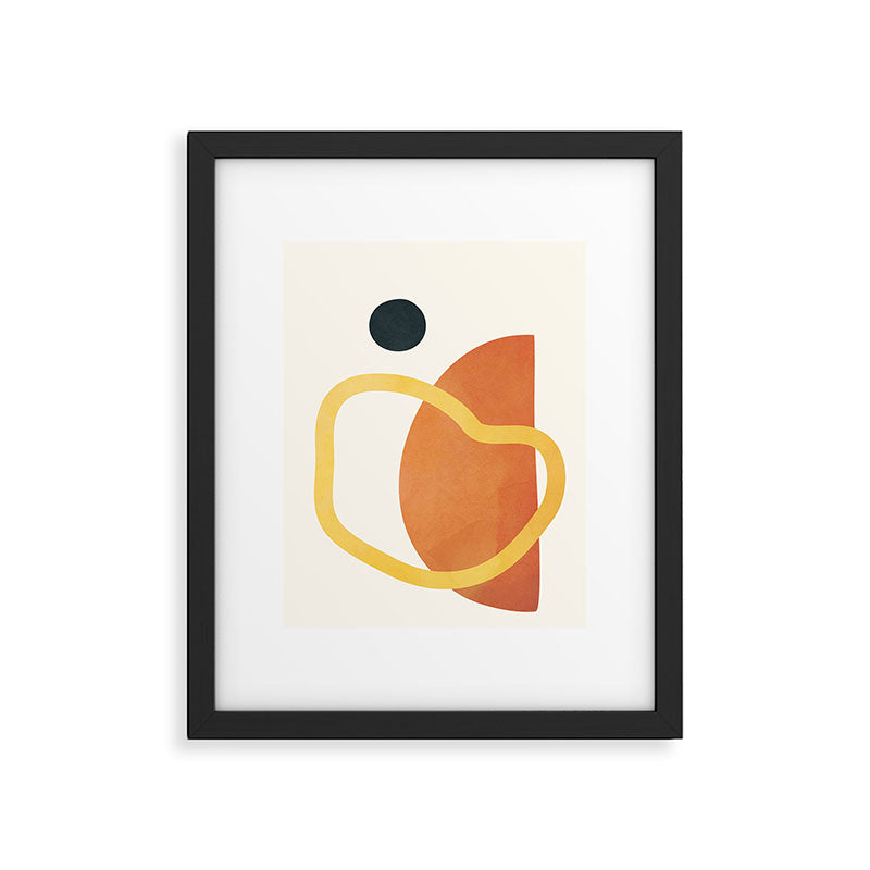 Minimal Abstract Shapes No.40 Framed Art Print Gallery Image 4