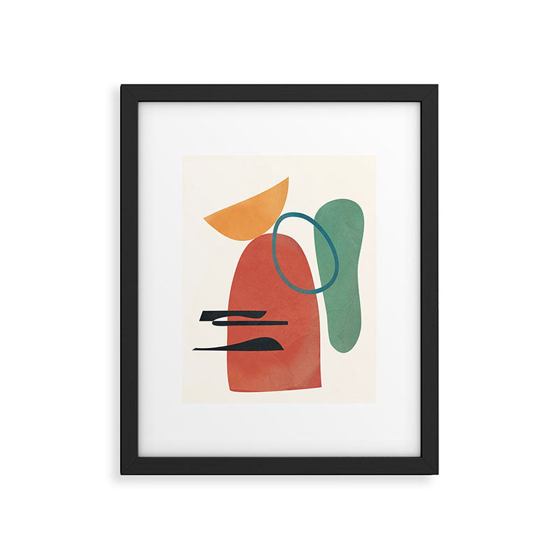 Minimal Abstract Shapes No.41 Framed Art Print Gallery Image 5