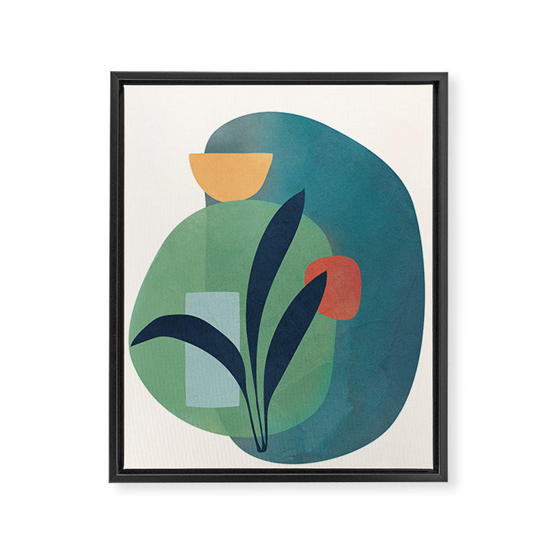 Minimal Abstract Shapes No.42 Framed Canvas Print Gallery Image 6