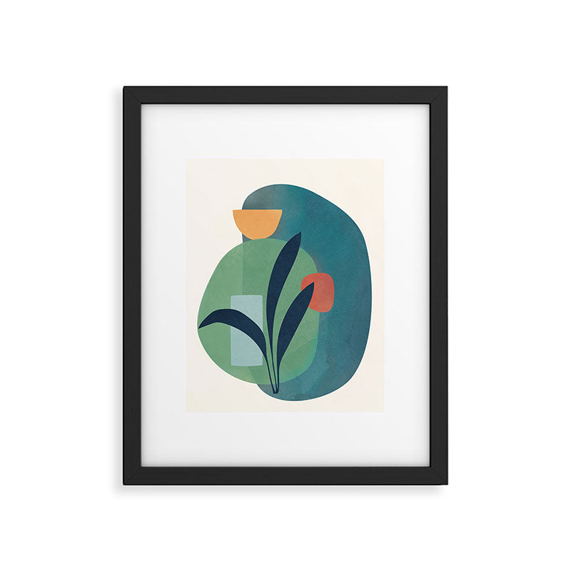 Minimal Abstract Shapes No.42 Framed Art Print Gallery Image 5