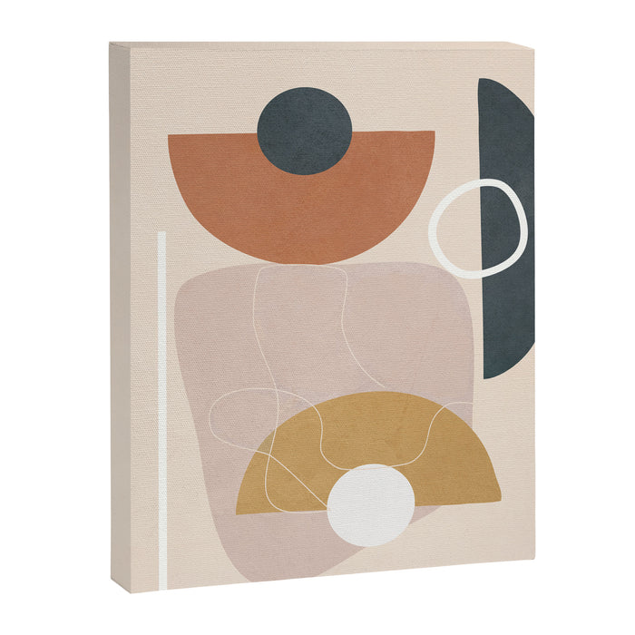 Minimal Abstract Shapes No.56 Canvas Print Gallery Image 1