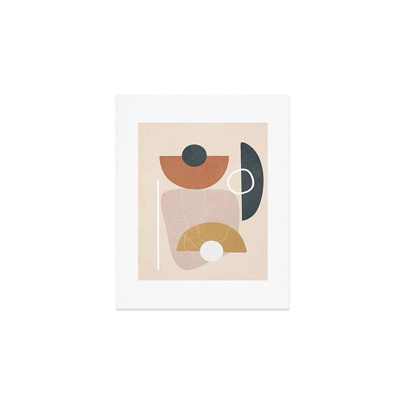 Minimal Abstract Shapes No.56 Art Print Gallery Image 1