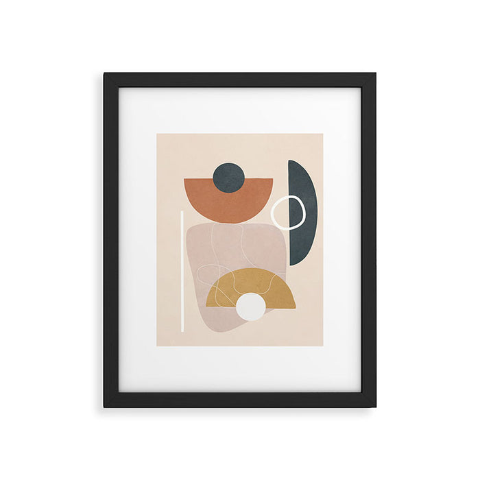 Minimal Abstract Shapes No.56 Framed Art Print Gallery Image 1