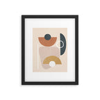 Minimal Abstract Shapes No.56 Framed Art Print Gallery Image 5