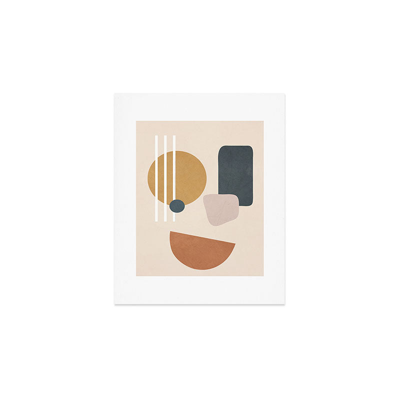 Minimal Abstract Shapes No.58 Art Print Gallery Image 1