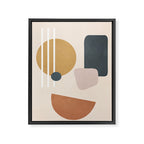 Minimal Abstract Shapes No.58 Framed Canvas Print Gallery Image 6