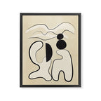 Minimal Abstraction 8 Framed Canvas Print Gallery Image 6