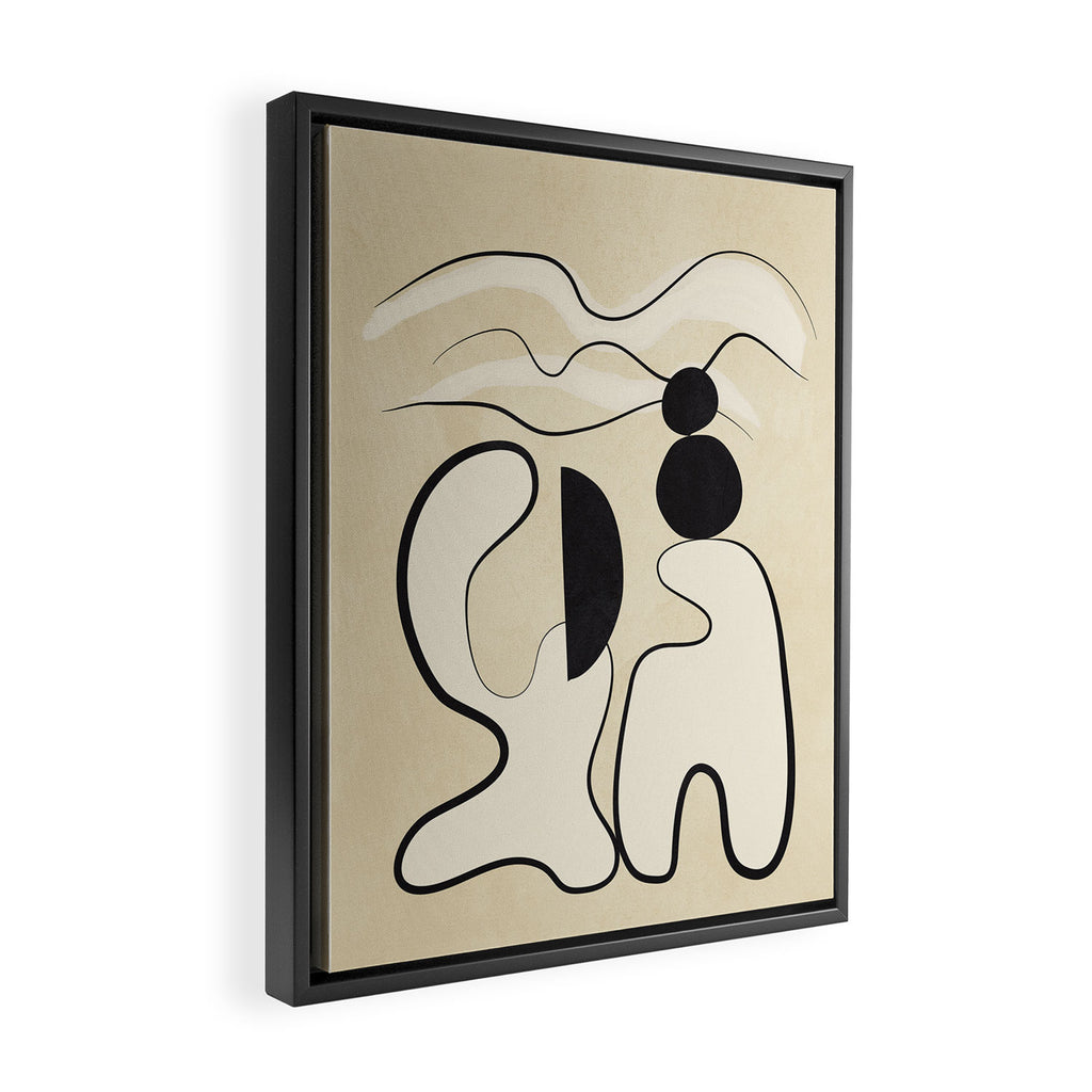 Minimal Abstraction 8 Framed Canvas Print Gallery Image 2