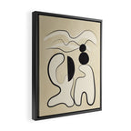 Minimal Abstraction 8 Framed Canvas Print Gallery Image 2