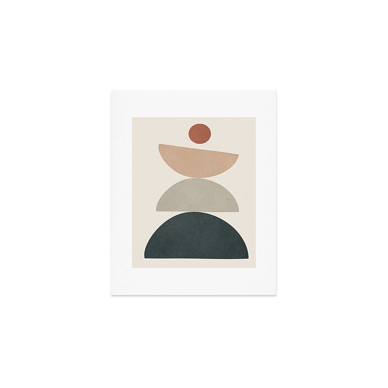 Minimal Shapes No 33 Art Print