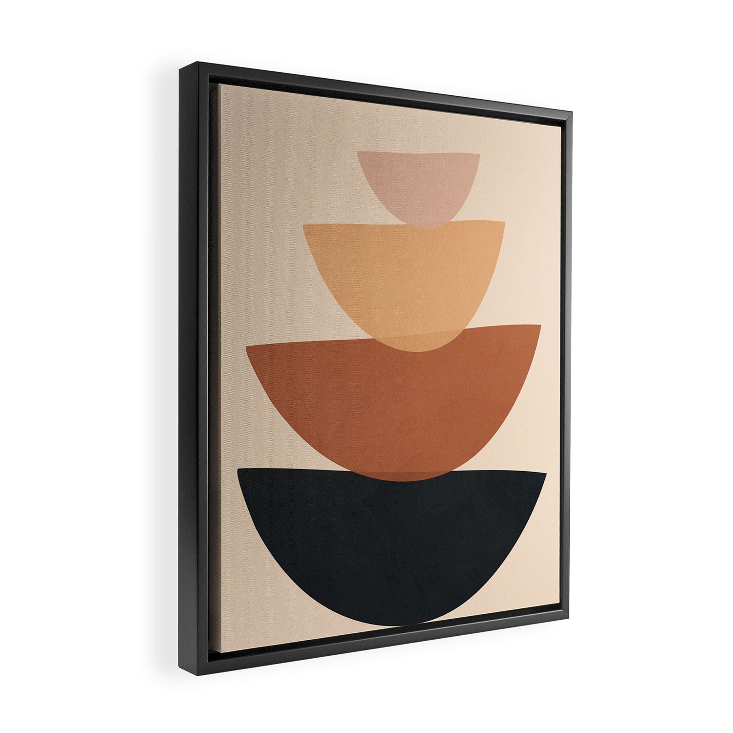 Minimal Shapes No 61 Framed Canvas Print Gallery Image 2