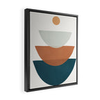 Minimal Shapes No.34 Framed Canvas Print Gallery Image 2