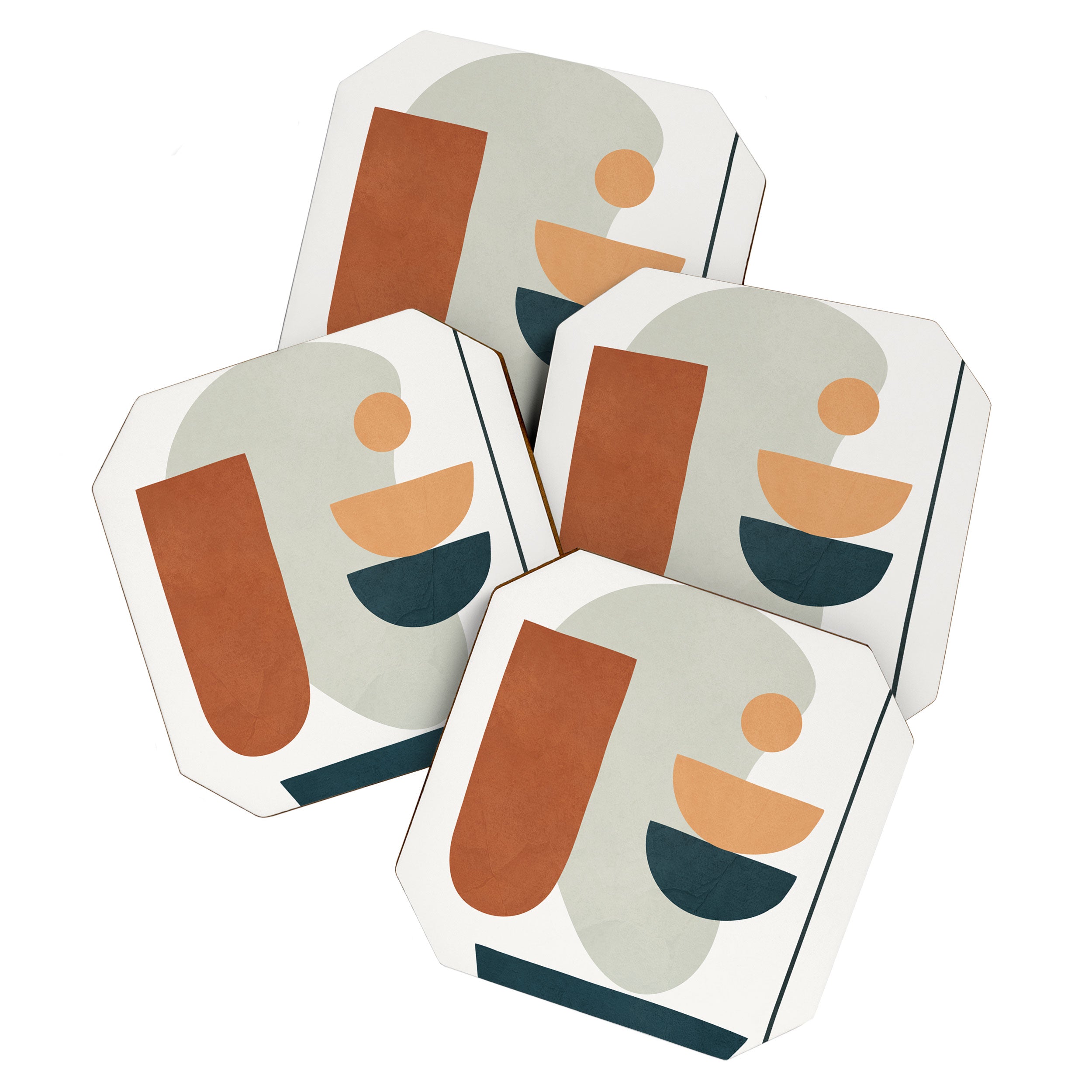  Minimal Shapes No.35 Coaster Gallery Image 1