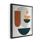  Minimal Shapes No.35 Framed Canvas Print Gallery Image 2