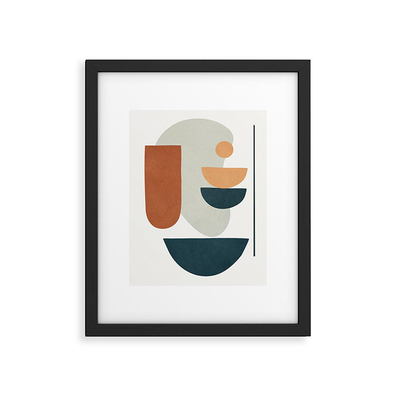  Minimal Shapes No.35 Framed Art Print Gallery Image 5