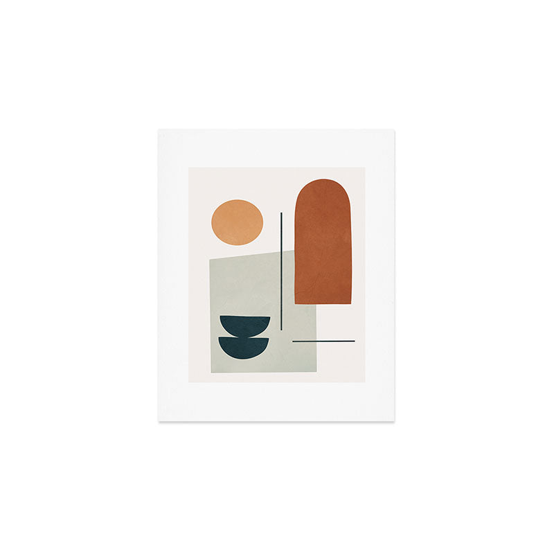  Minimal Shapes No.38 Art Print Gallery Image 1