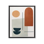  Minimal Shapes No.38 Framed Canvas Print Gallery Image 6