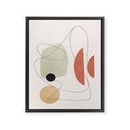 Minimal Shapes No.50 Framed Canvas Print Gallery Image 6