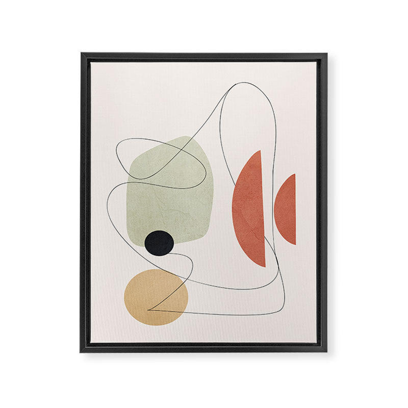 Minimal Shapes No.50 Framed Canvas Print Gallery Image 6
