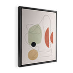Minimal Shapes No.50 Framed Canvas Print Gallery Image 2