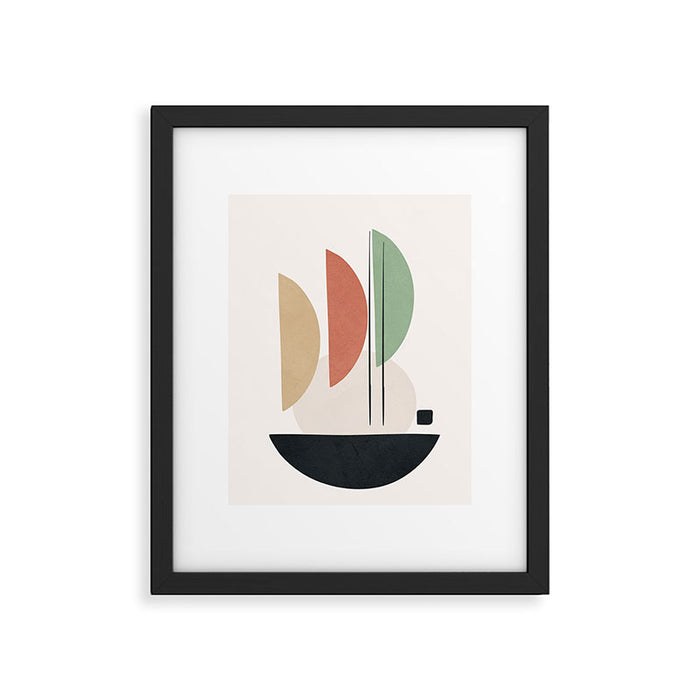 Minimal Shapes No.59 Framed Art Print Gallery Image 1