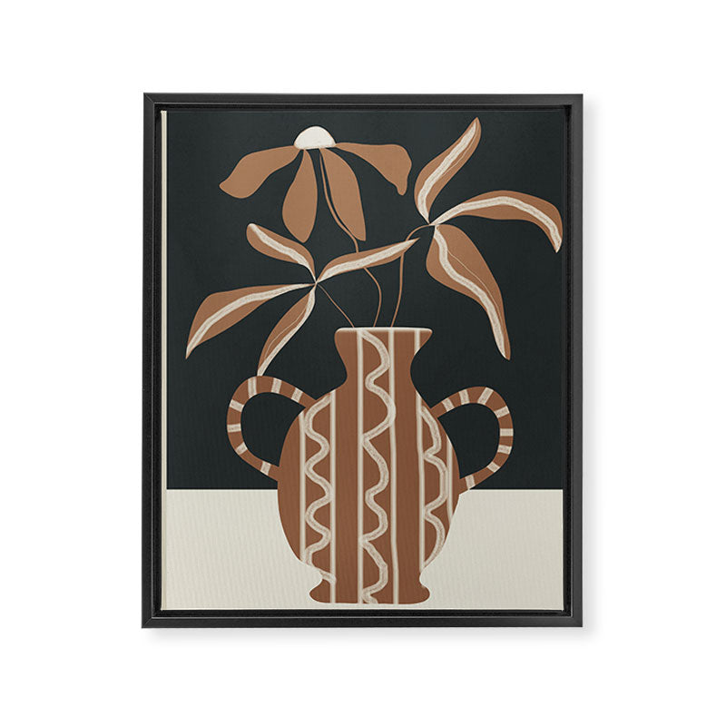 Minimalist Flora 1 Framed Canvas Print Gallery Image 6