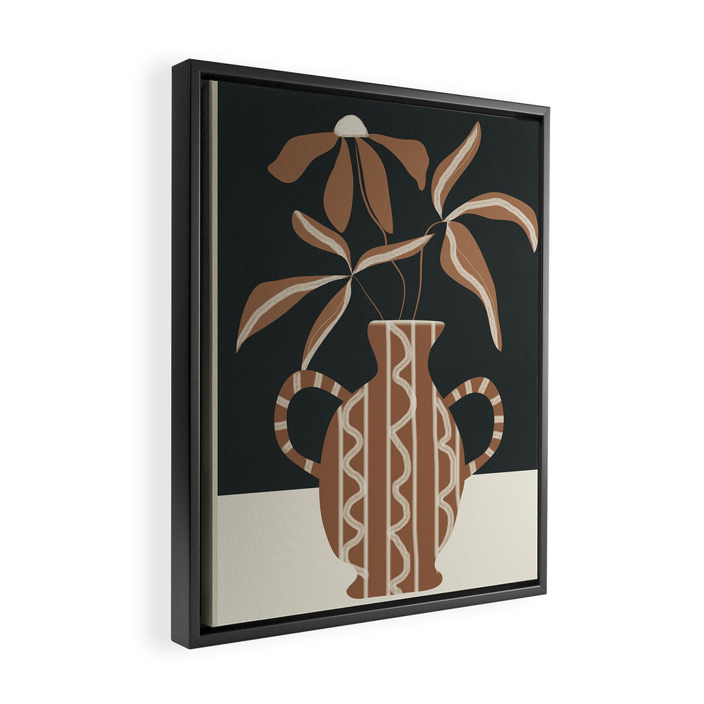 Minimalist Flora 1 Framed Canvas Print Gallery Image 2
