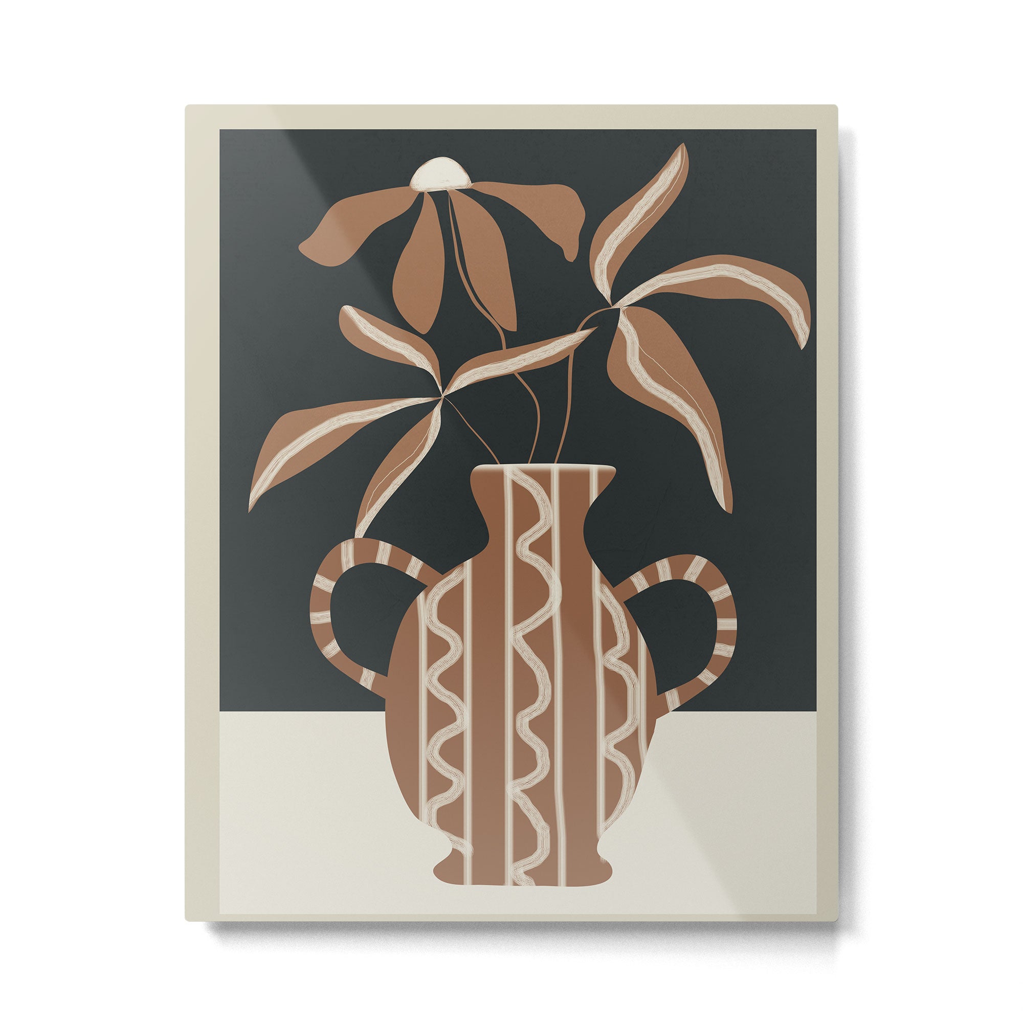 Minimalist Flora 1 Metal Print Gallery Image 4