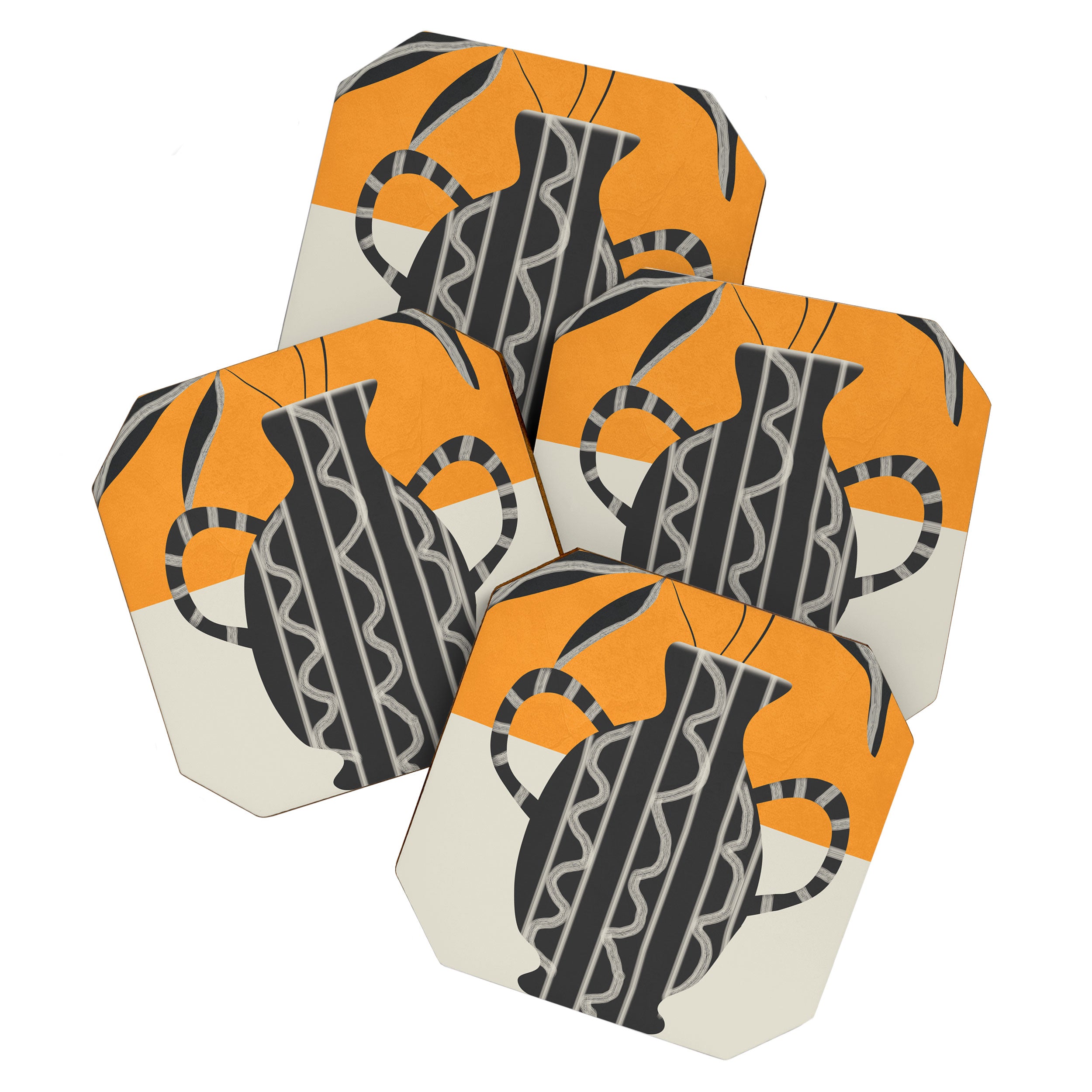 Minimalist Flora 4 Coaster Gallery Image 1