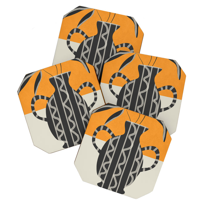 Minimalist Flora 4 Coaster Gallery Image 1