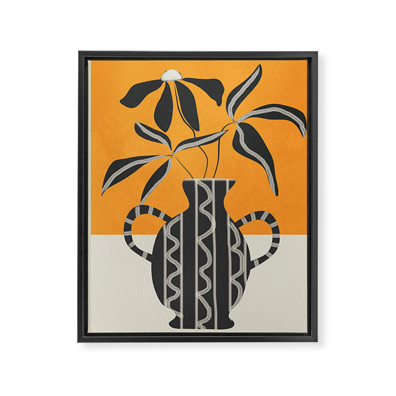 Minimalist Flora 4 Framed Canvas Print Gallery Image 6