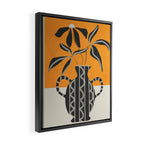 Minimalist Flora 4 Framed Canvas Print Gallery Image 2