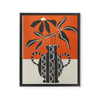 Minimalist Flora 5 Framed Canvas Print Gallery Image 6