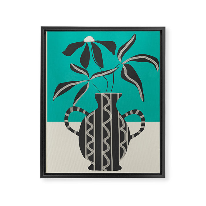 Minimalist Flora 7 Framed Canvas Print Gallery Image 1