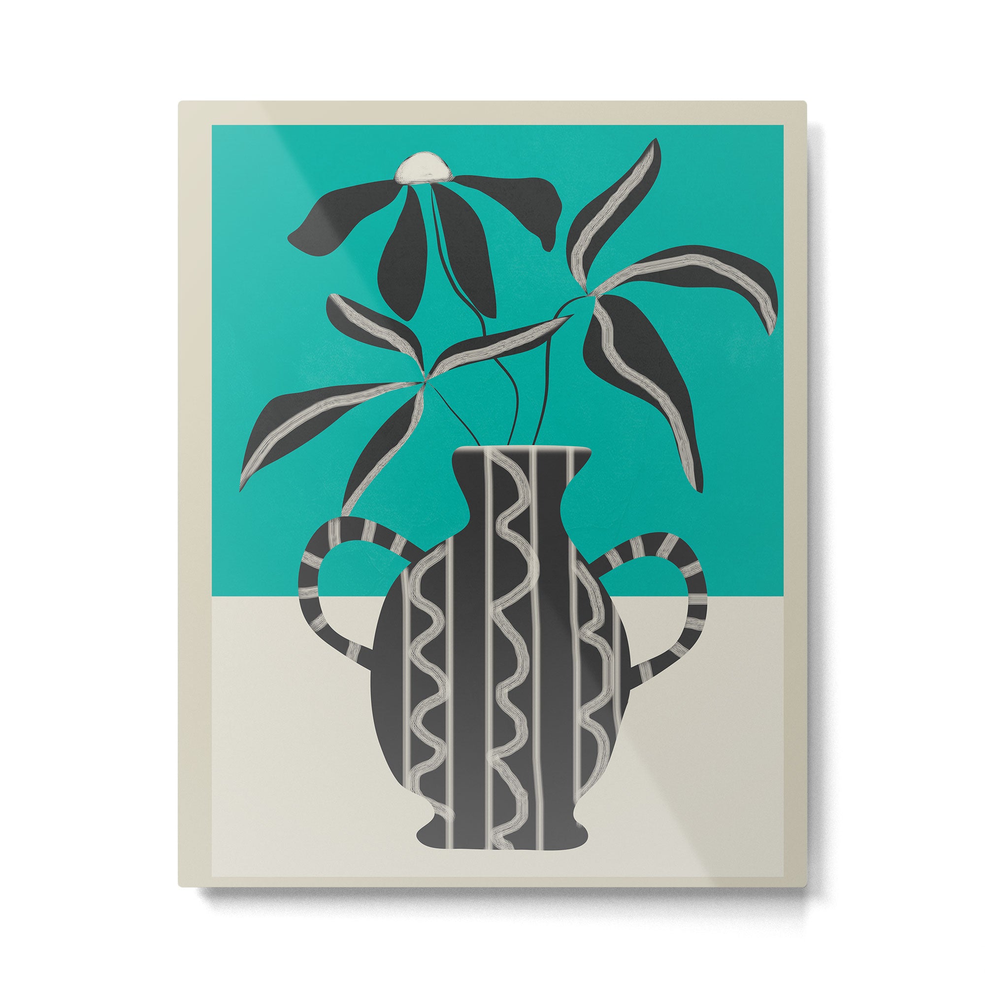 Minimalist Flora 7 Metal Print Gallery Image 4