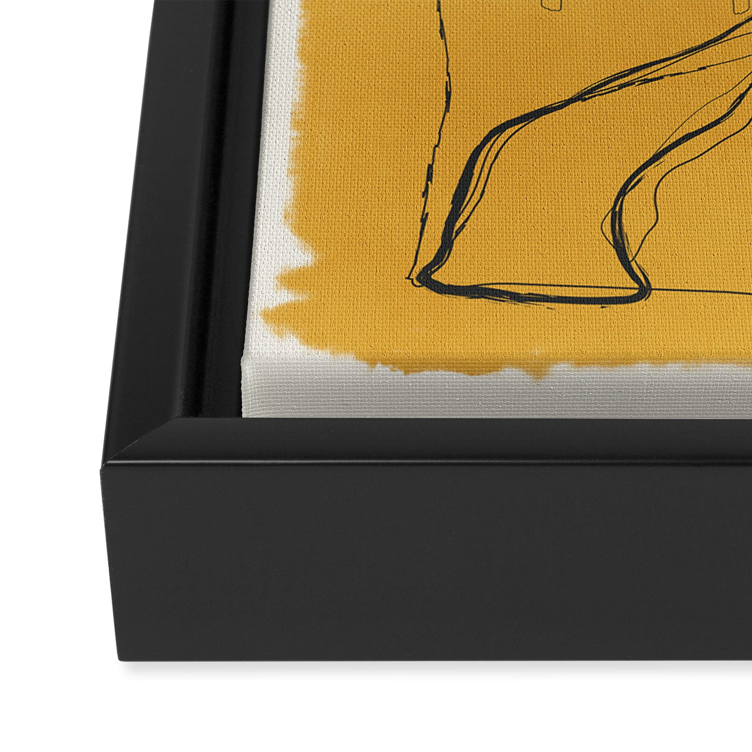 Minimalist Mountains 3 Framed Canvas Print Gallery Image 3