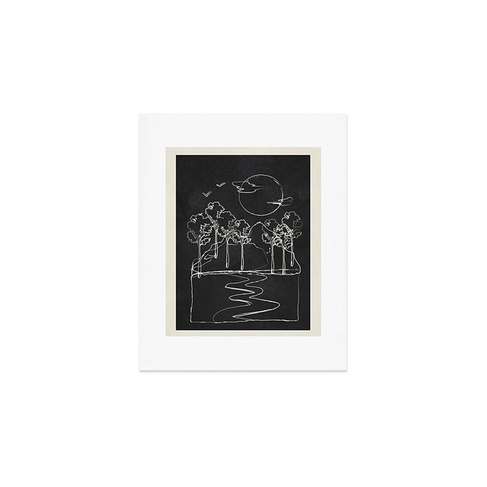 Minimalist Mountains 5 Art Print Gallery Image 1