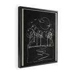 Minimalist Mountains 5 Framed Canvas Print Gallery Image 2