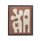 Mocha Movement 2 Framed Canvas Print Gallery Image 8